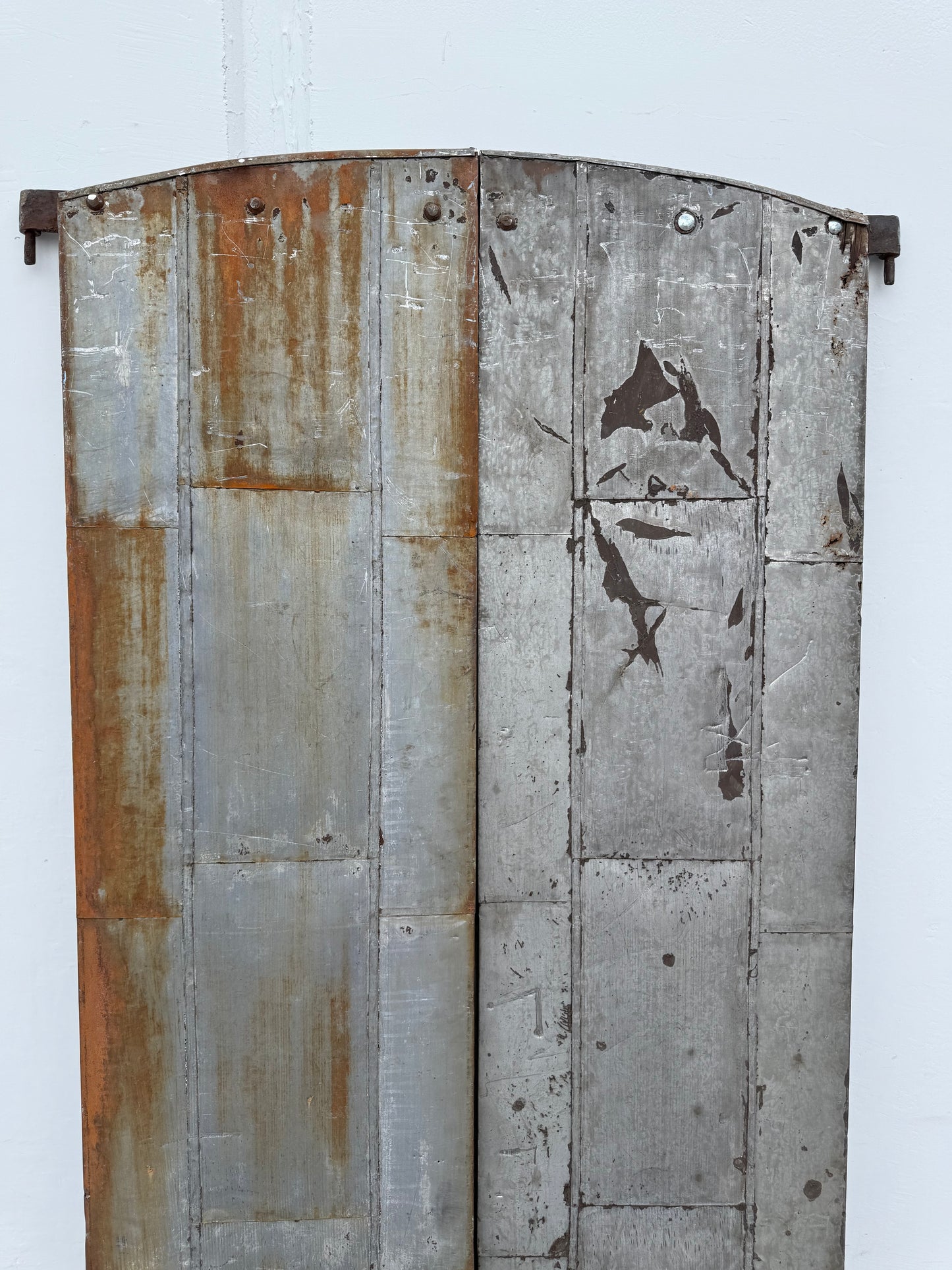 Pair of Industrial Metal Factory Shutter Doors (Large)