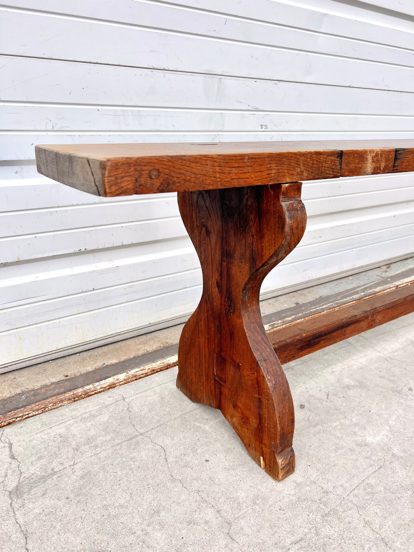 French Walnut Bench