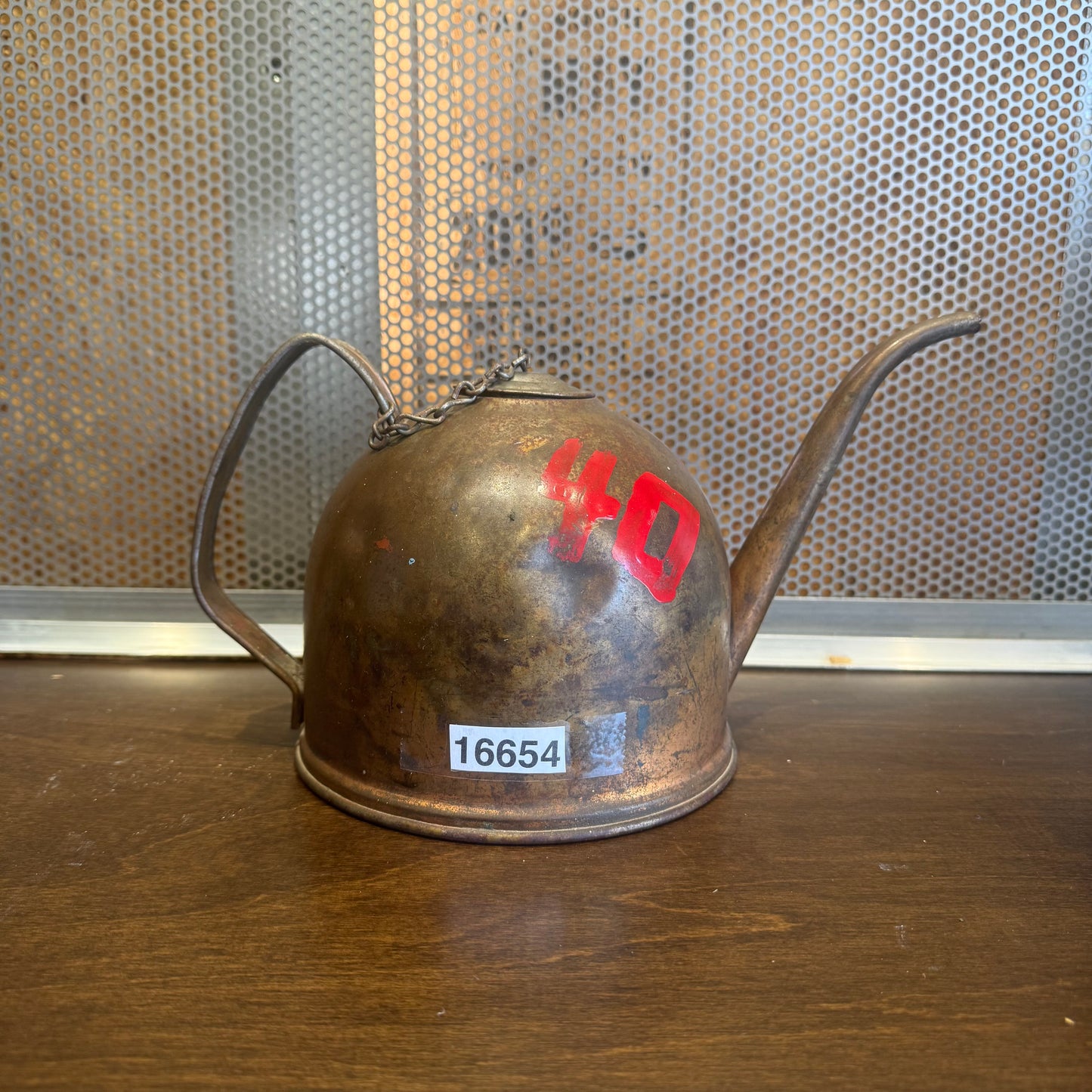 Antique Railroad Oil Can