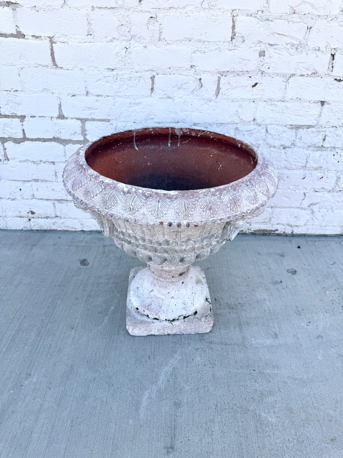 Antique French Terracotta Garden Urn