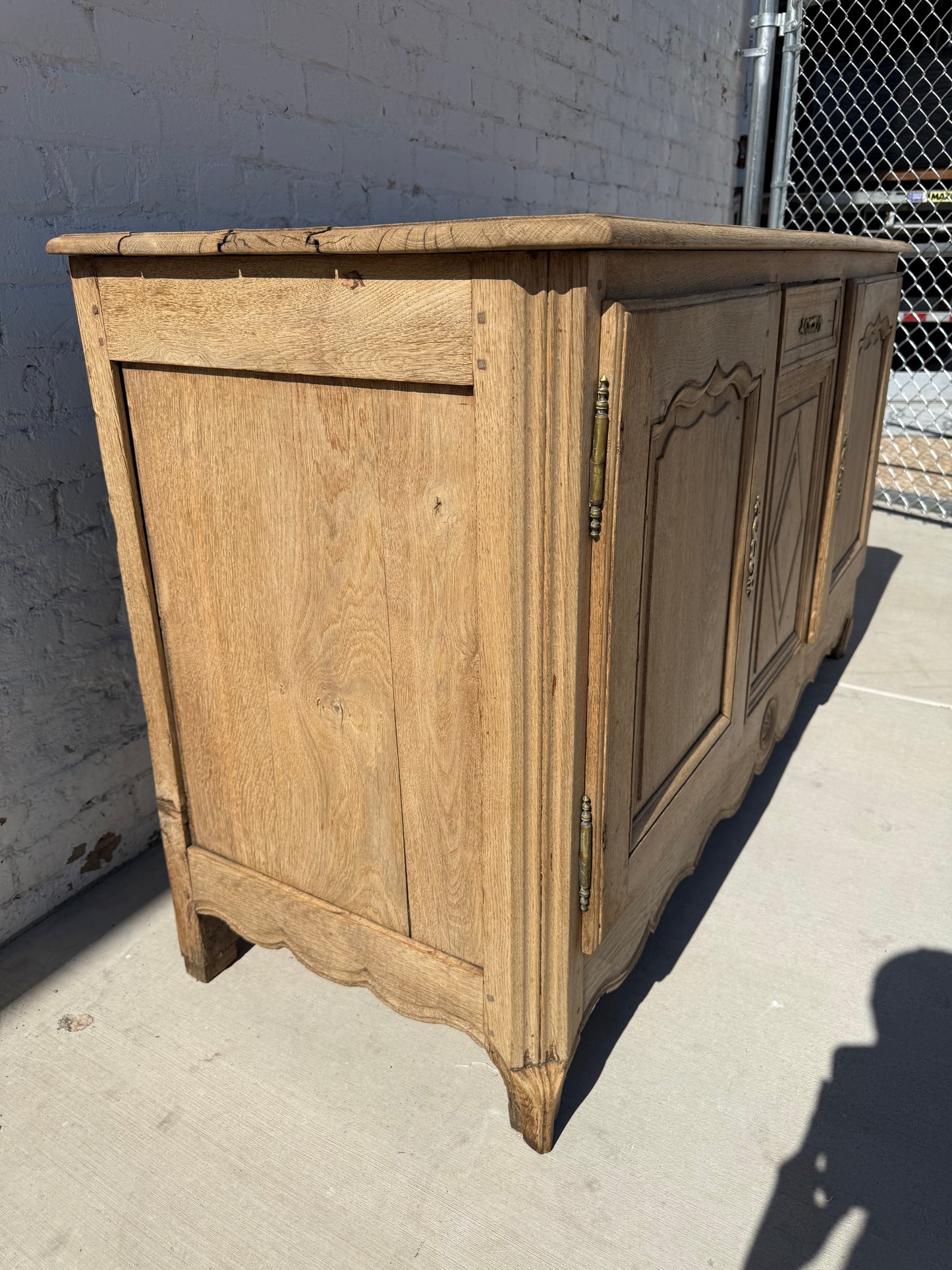 French Bleached Oak Sideboard