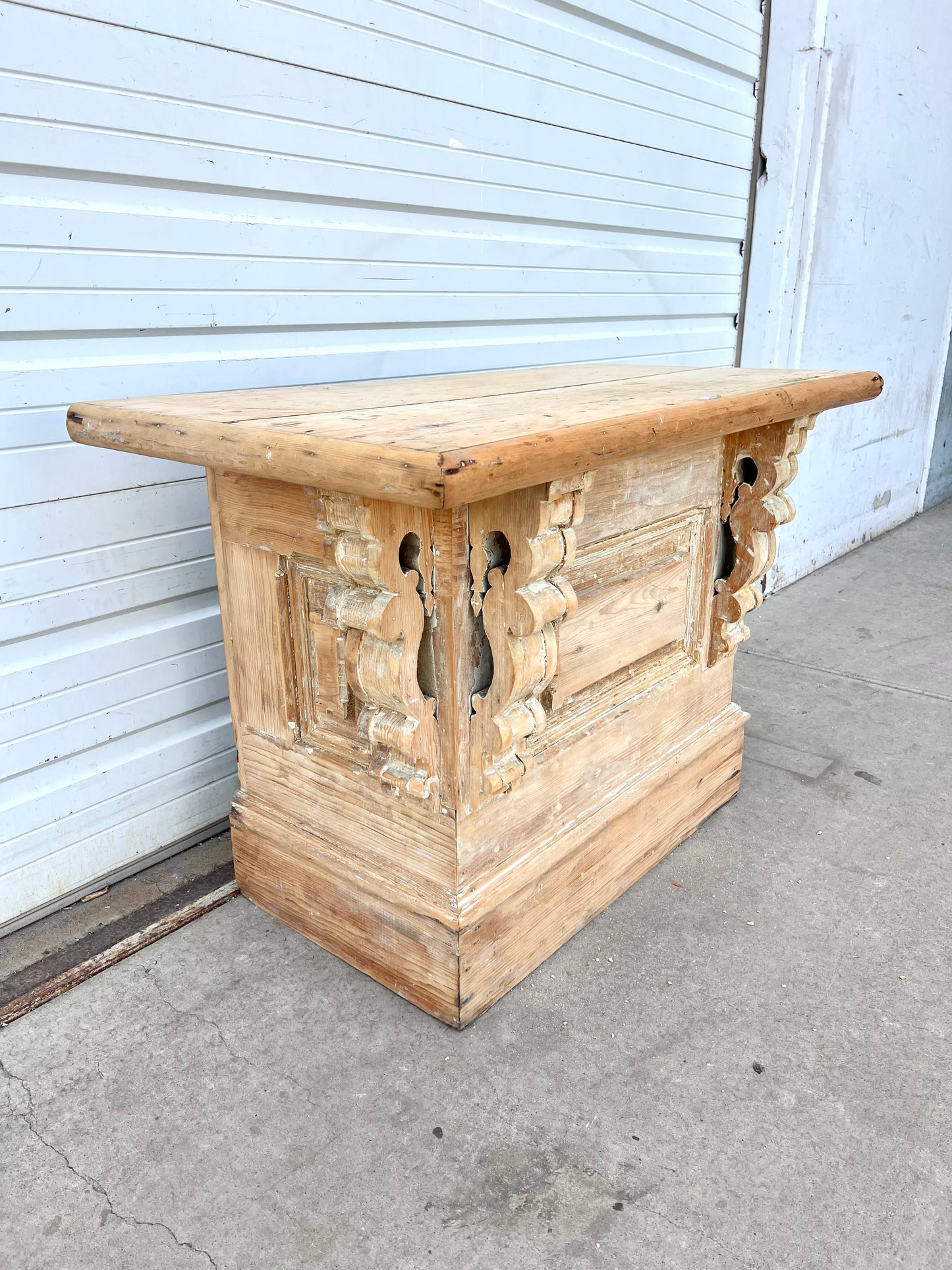 French White Painted Store Counter / Island