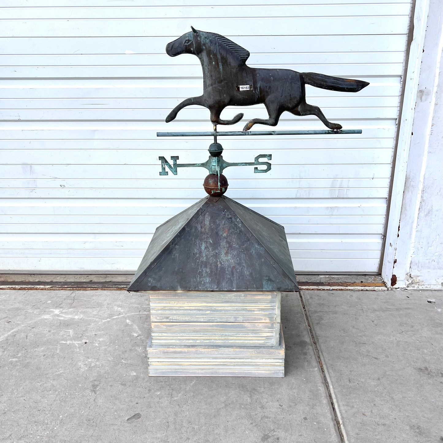 Running Horse Weathervane on Cupola