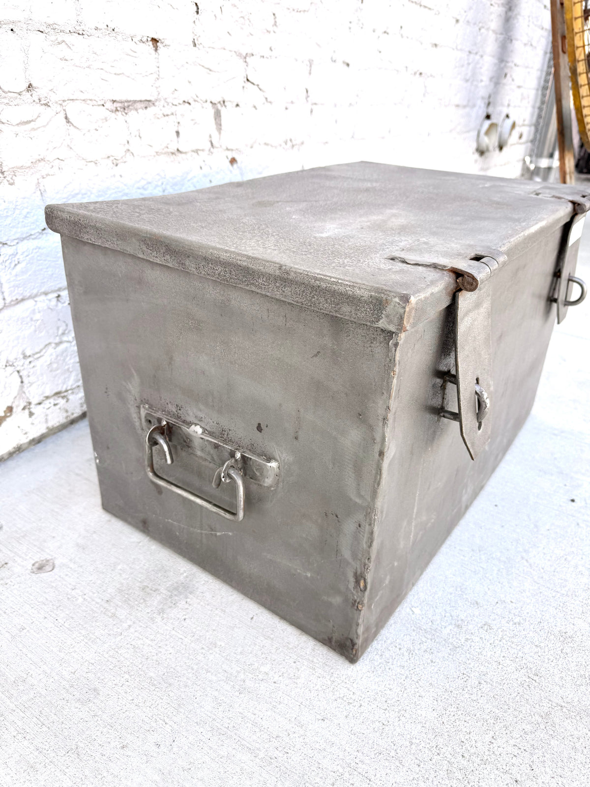 Vintage Steel Storage Box