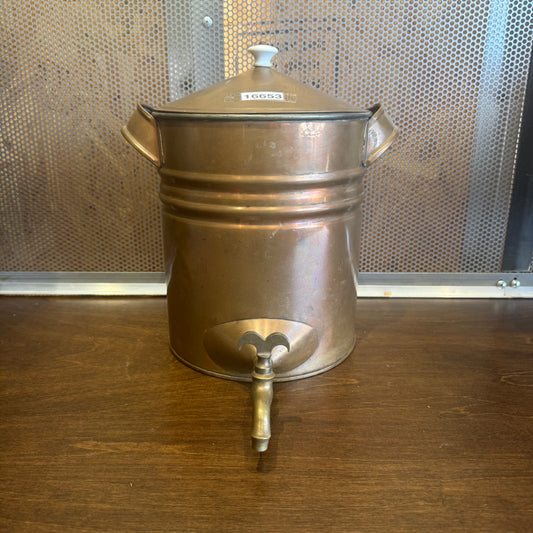 Antique Copper Watering Urn