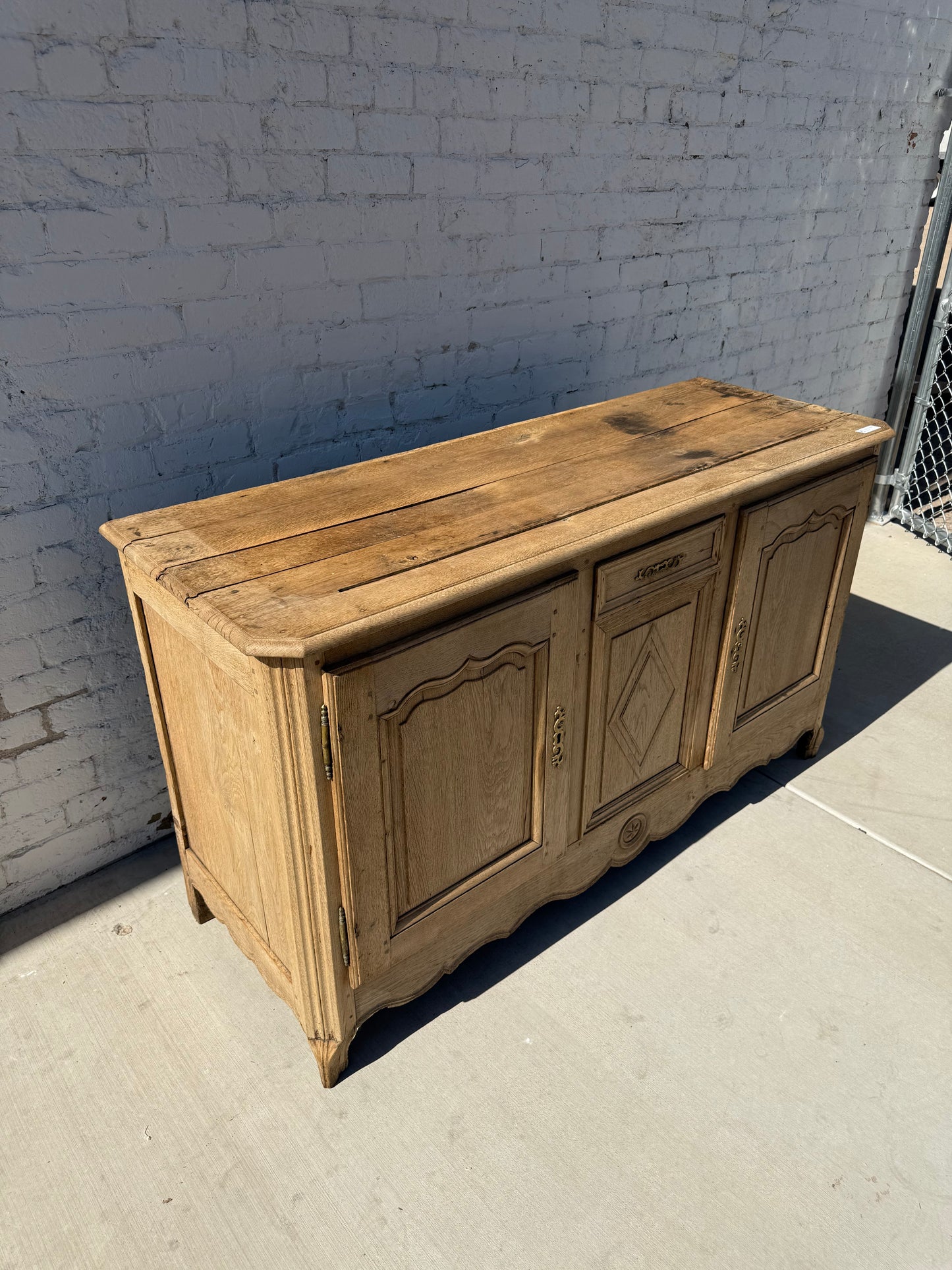 French Bleached Oak Sideboard