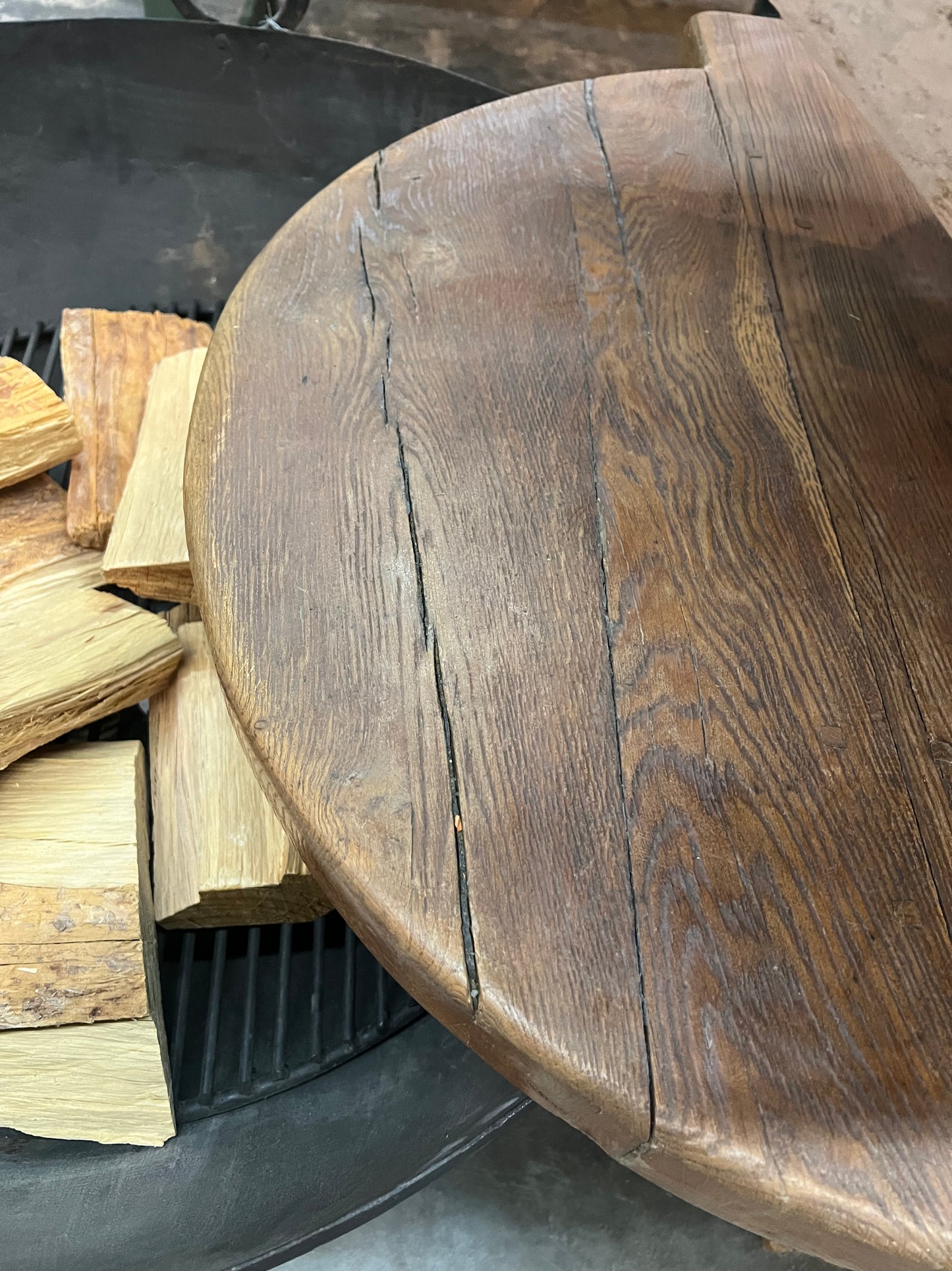 French Oak Dining Table