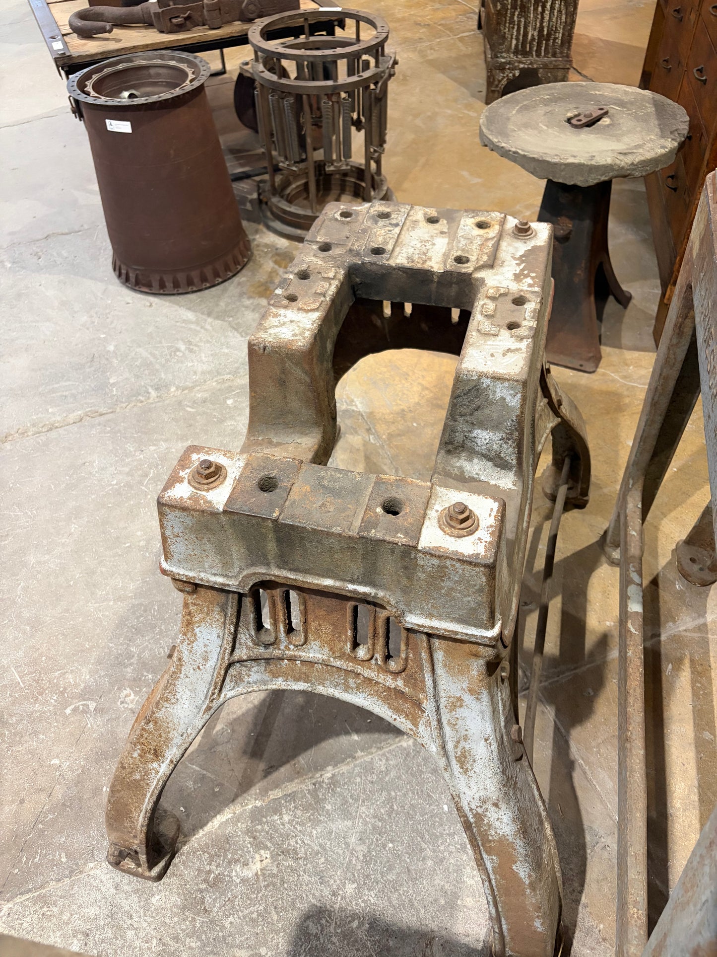 Industrial Iron Table Base