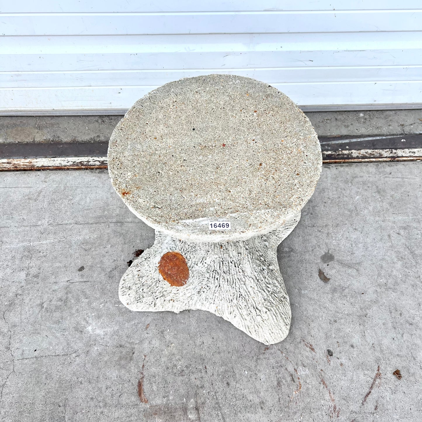 Faux Bois Stump Stool