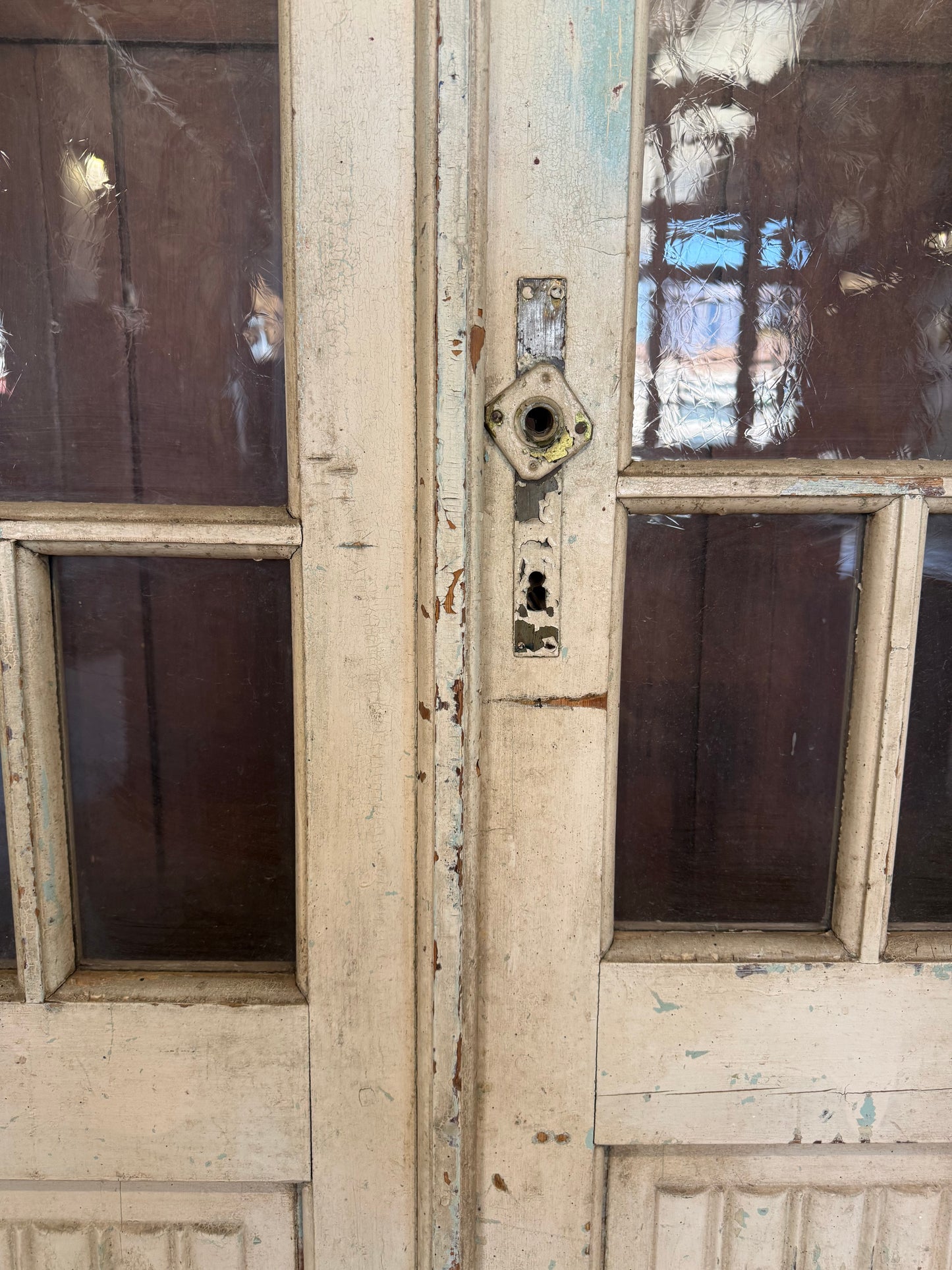 Set of 4 French Doors with Transom Window