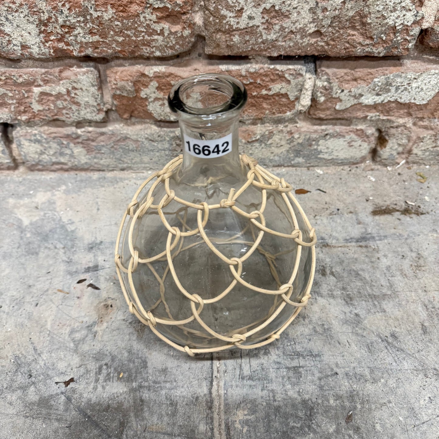 Small Jute Wrapped Bottle