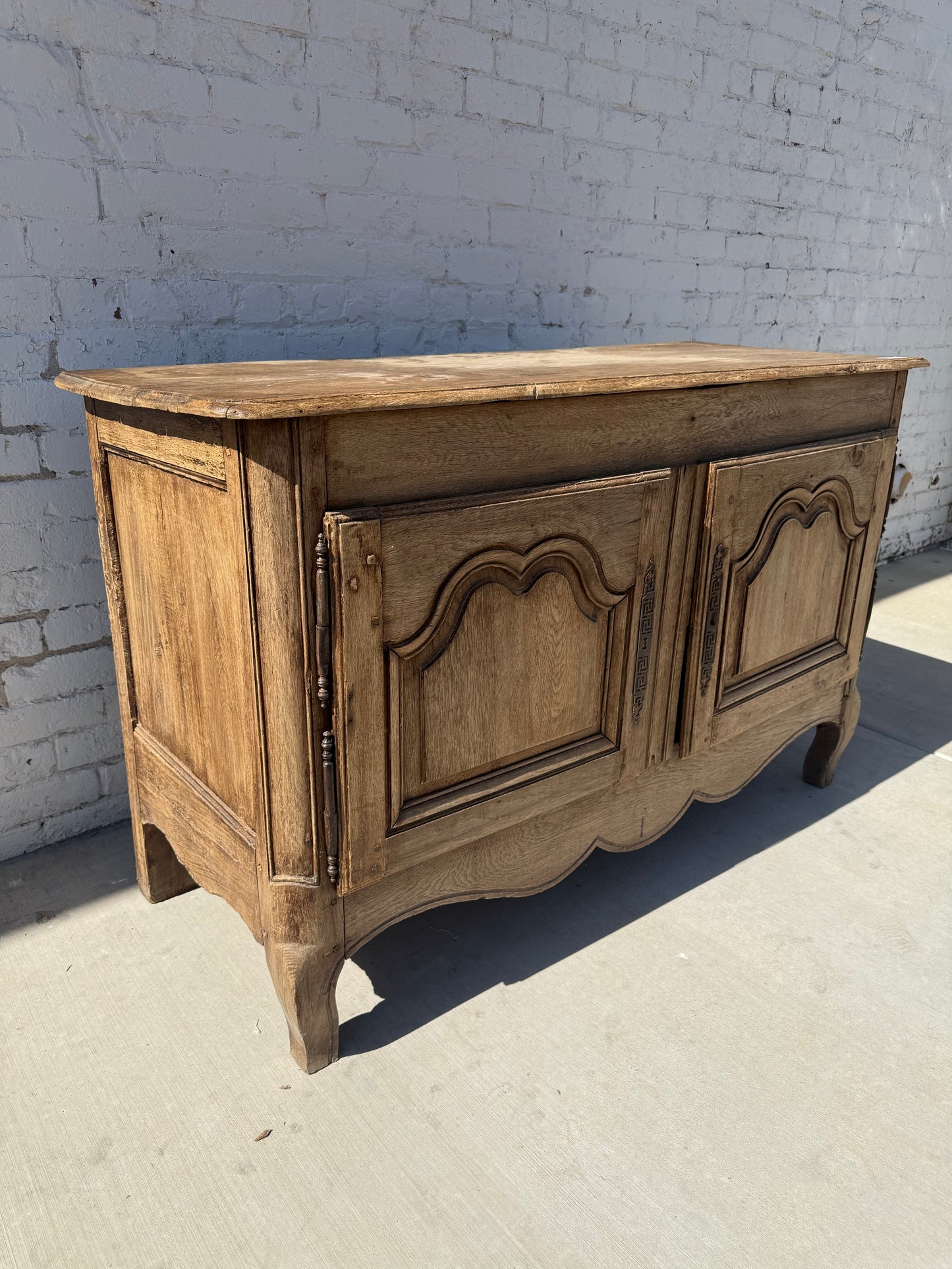 French Bleached Oak Sideboard