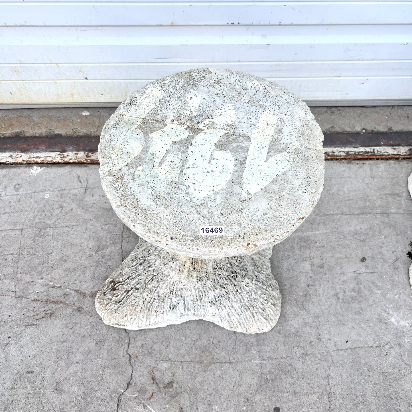 Faux Bois Stump Stool