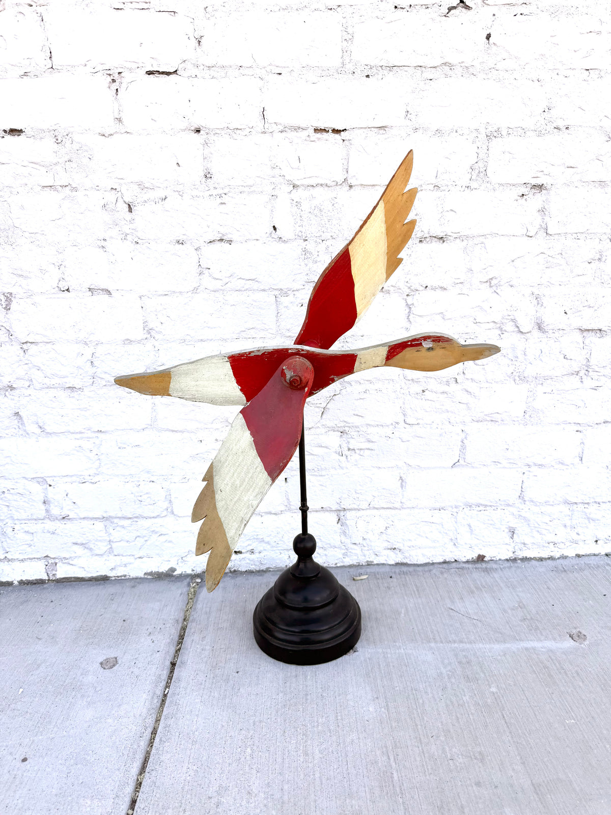 Hand Carved Folk Art Whirligig