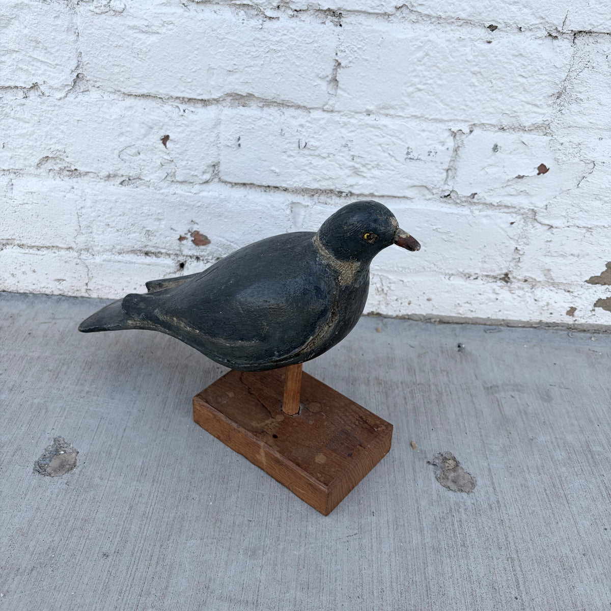 Carved Wooden Folk Art Bird