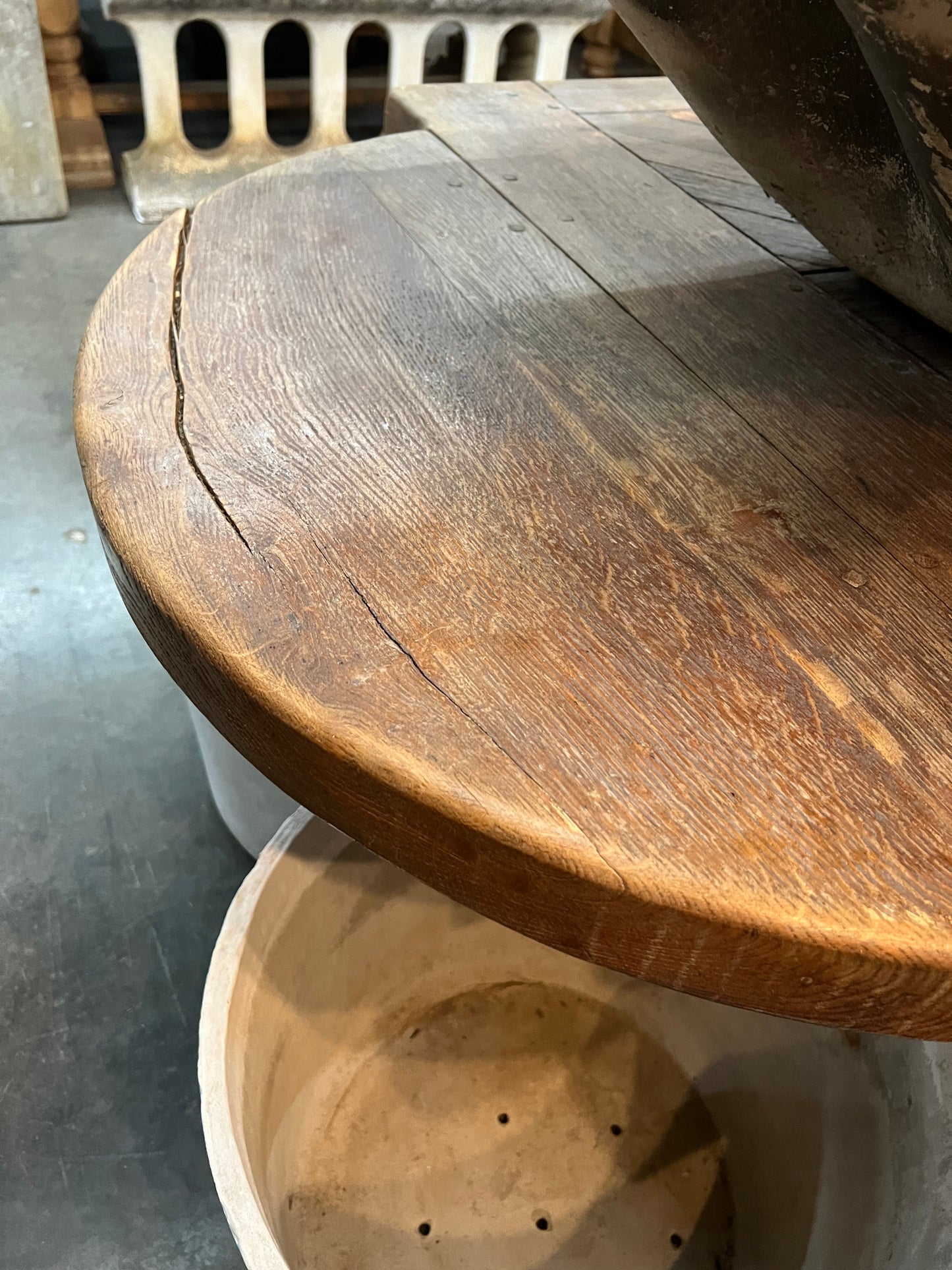 French Oak Dining Table