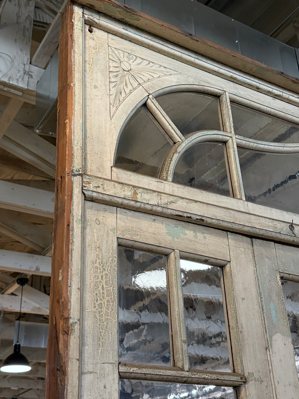 Set of 4 French Doors with Transom Window