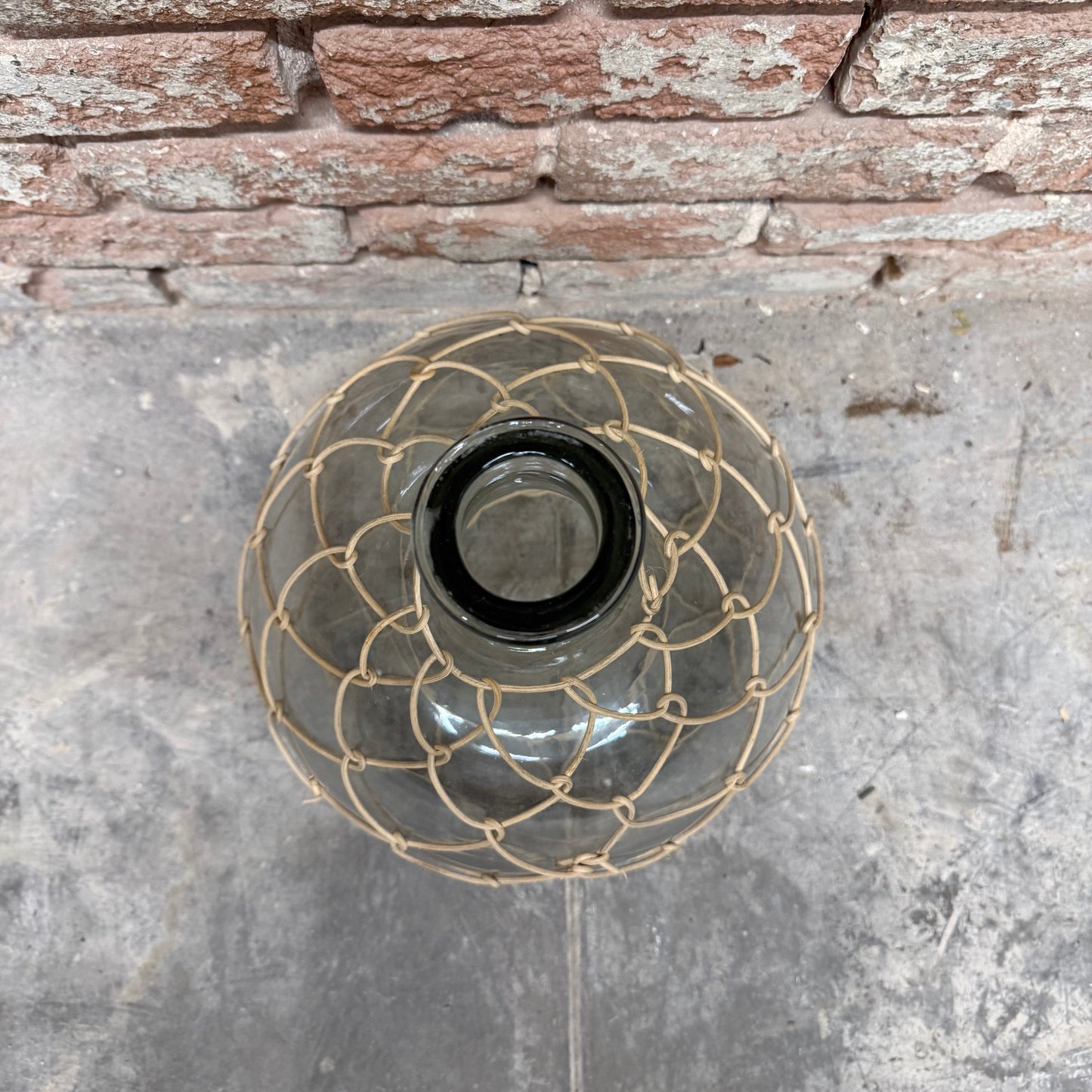 Large Jute Wrapped Bottle