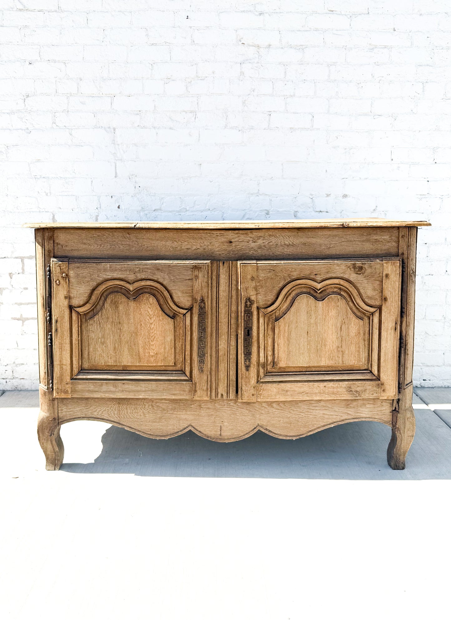 French Bleached Oak Sideboard