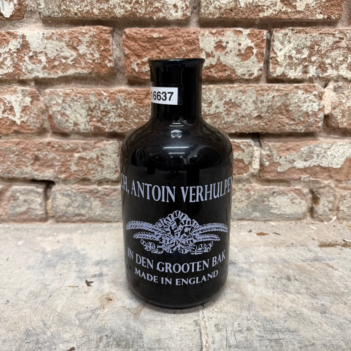 Dark Blue Glass Bottle "Antoin"