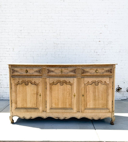 French Bleached Oak Sideboard