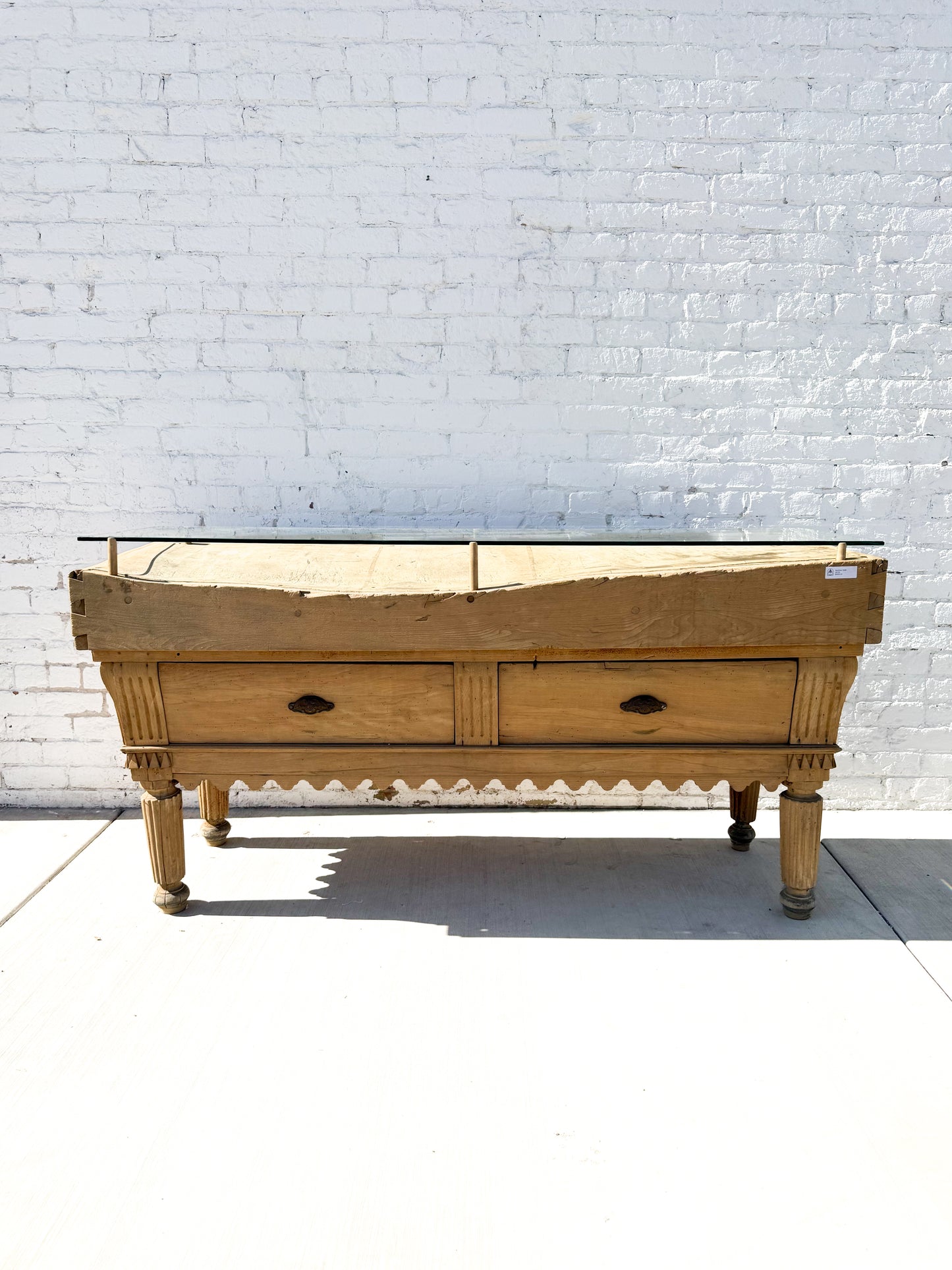 Butcher's Table With Drawers