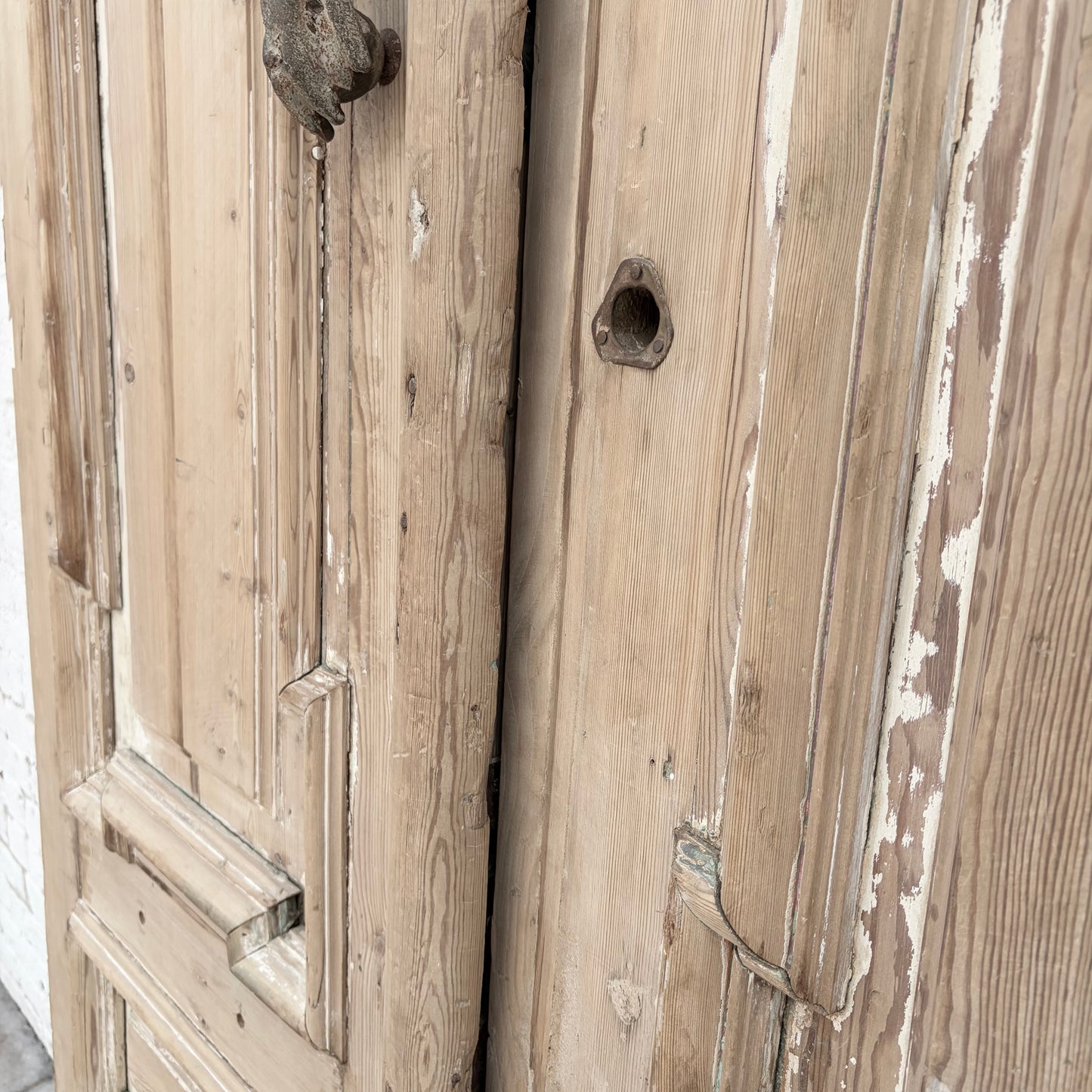 Pair of French Carved Wood Doors