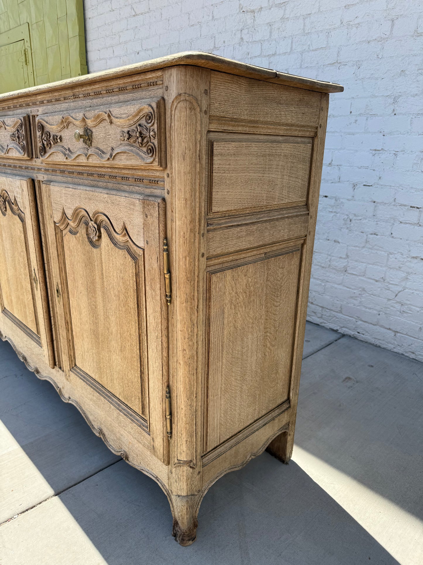 French Bleached Oak Sideboard