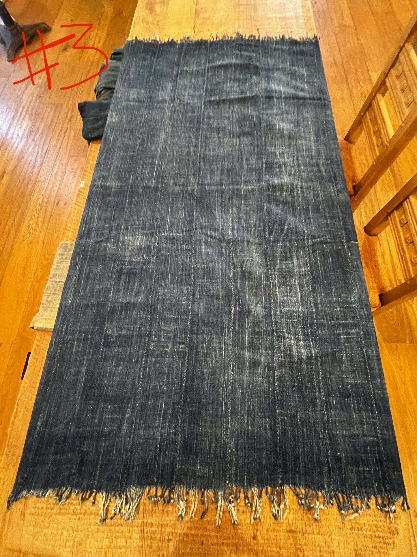 100% Blue African Cotton Fabric Made in Burkina Faso