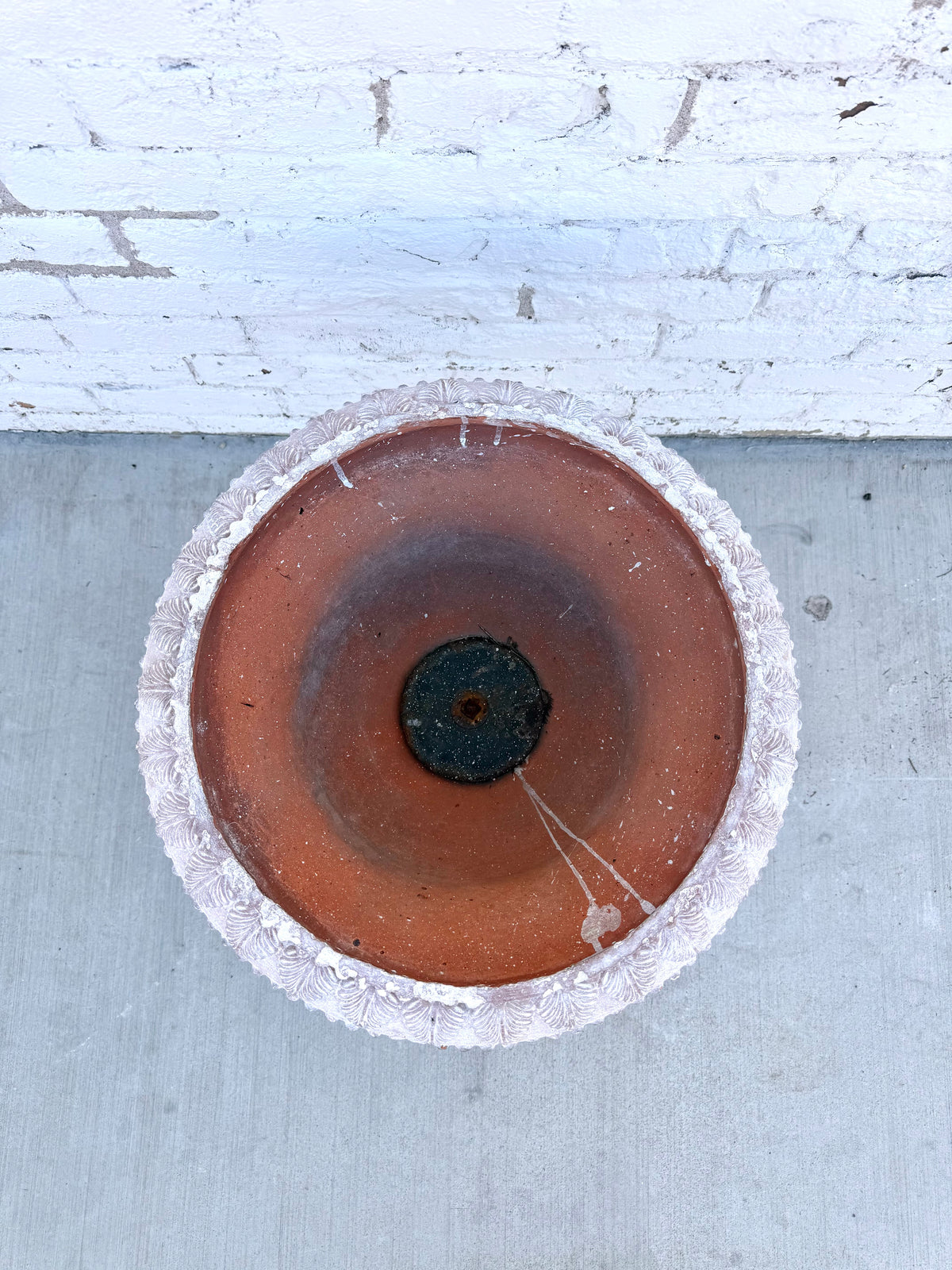 Antique French Terracotta Garden Urn