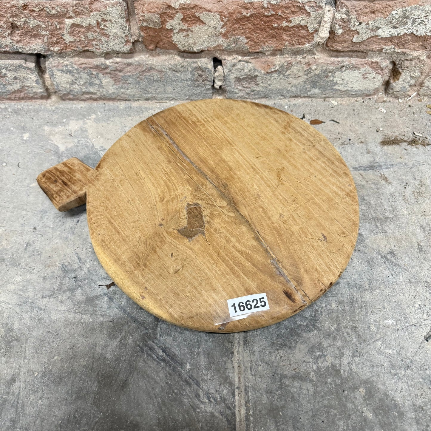 Hand Carved Wooden Plate