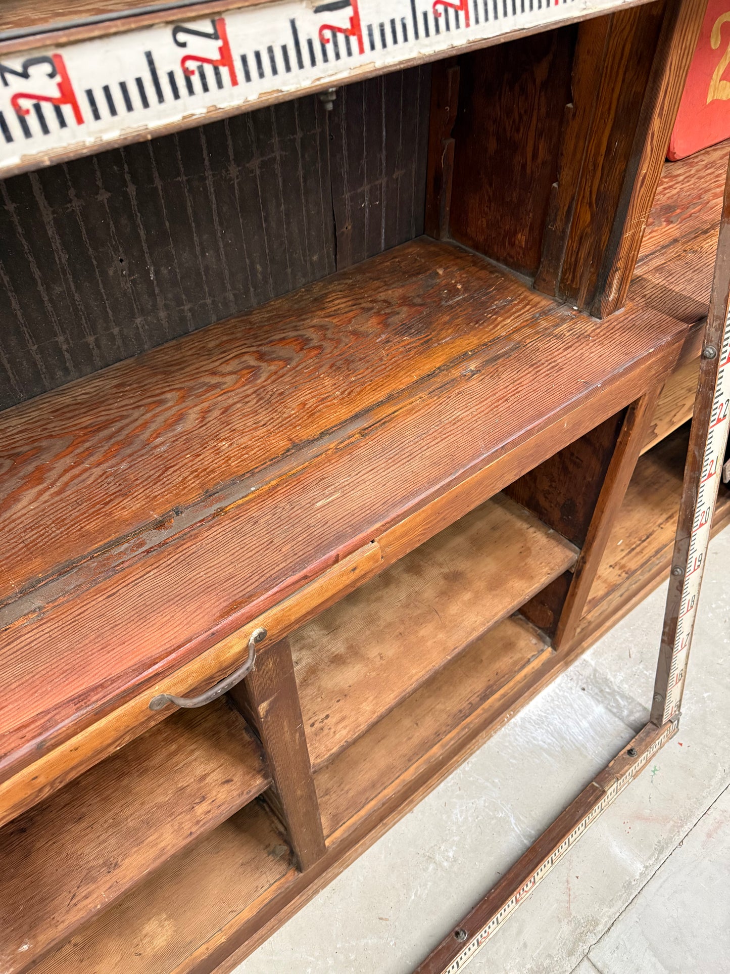 2-Piece General Store Display Cabinet from Pennsylvania