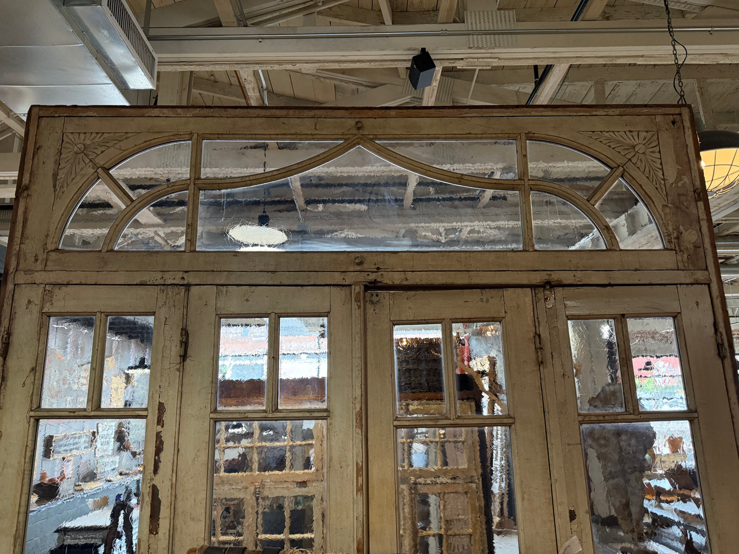 Set of 4 French Doors with Transom Window