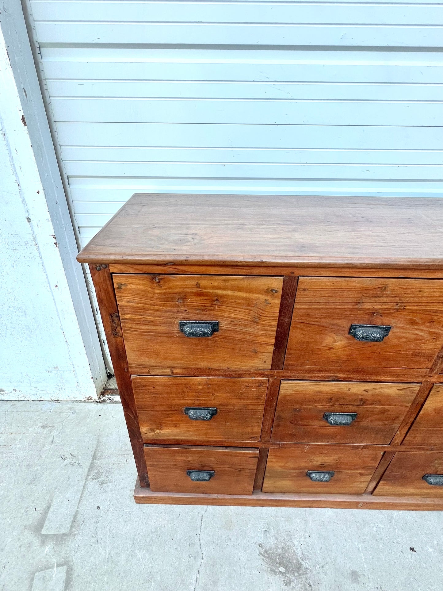 Wood Cabinet with 20 Drawers