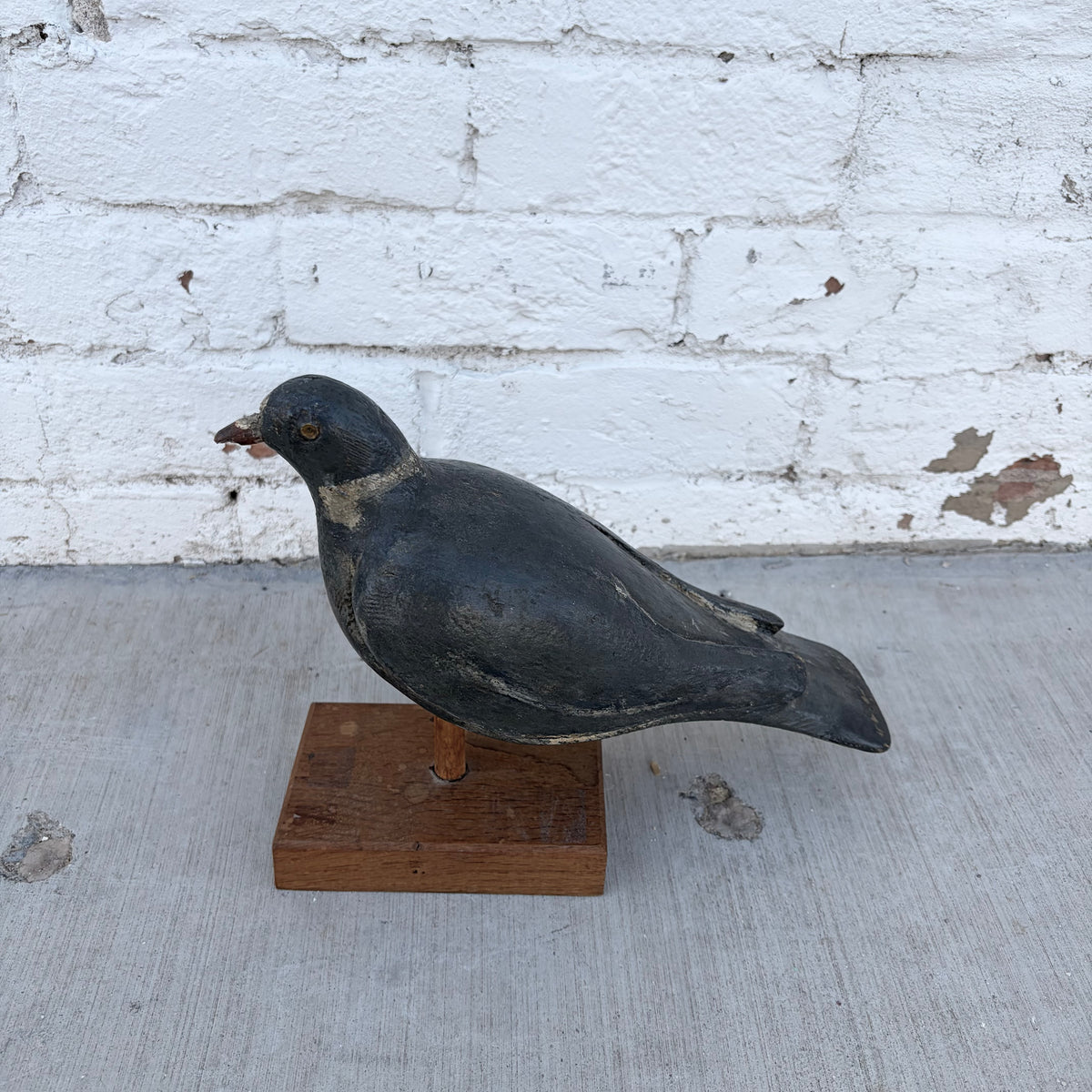 Carved Wooden Folk Art Bird