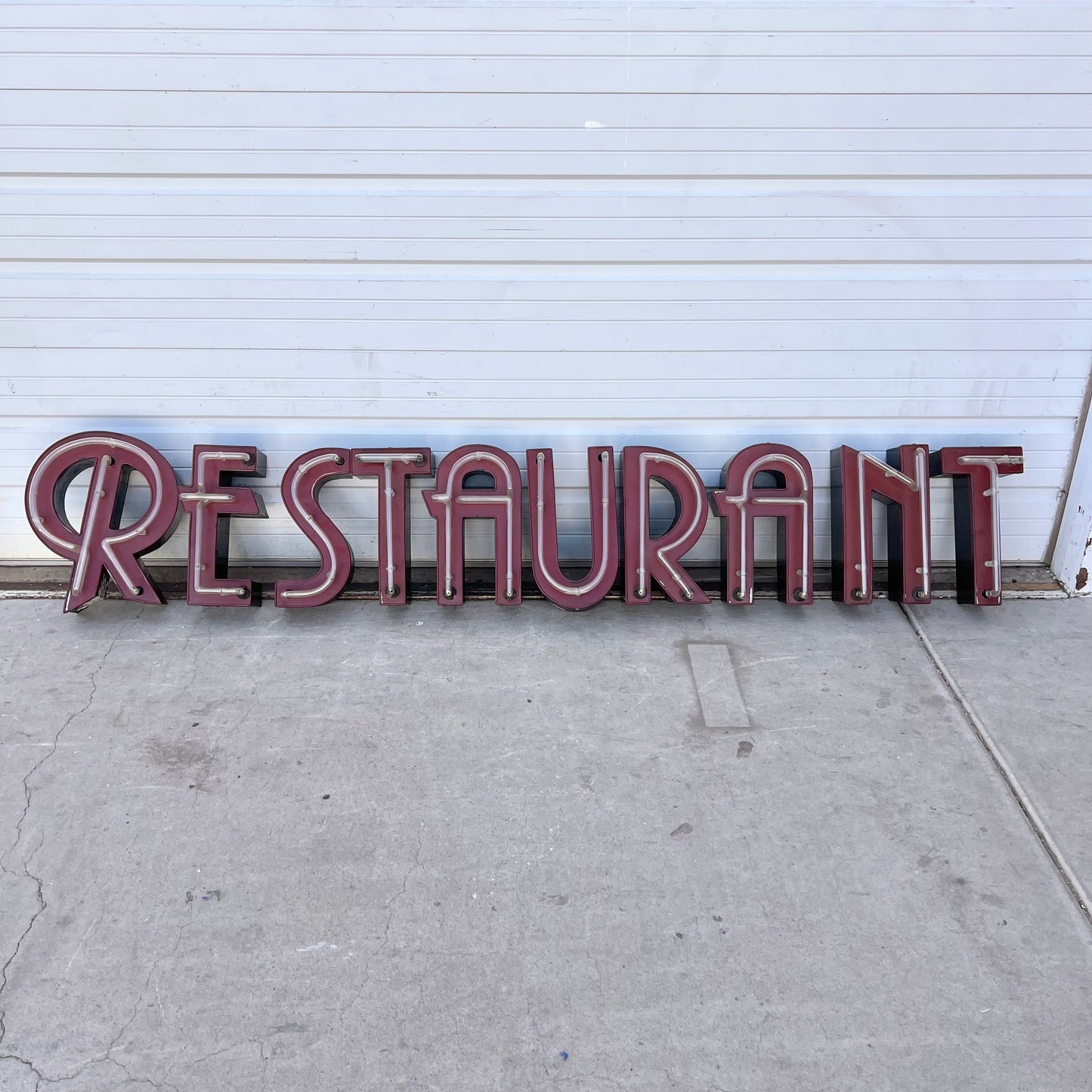 Neon Large French 1930’s “Restaurant” Letters