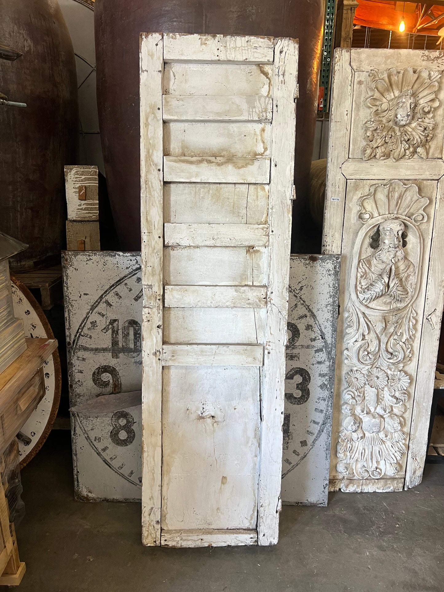 Pair of 18th C. Spanish Doors with Custom Stands