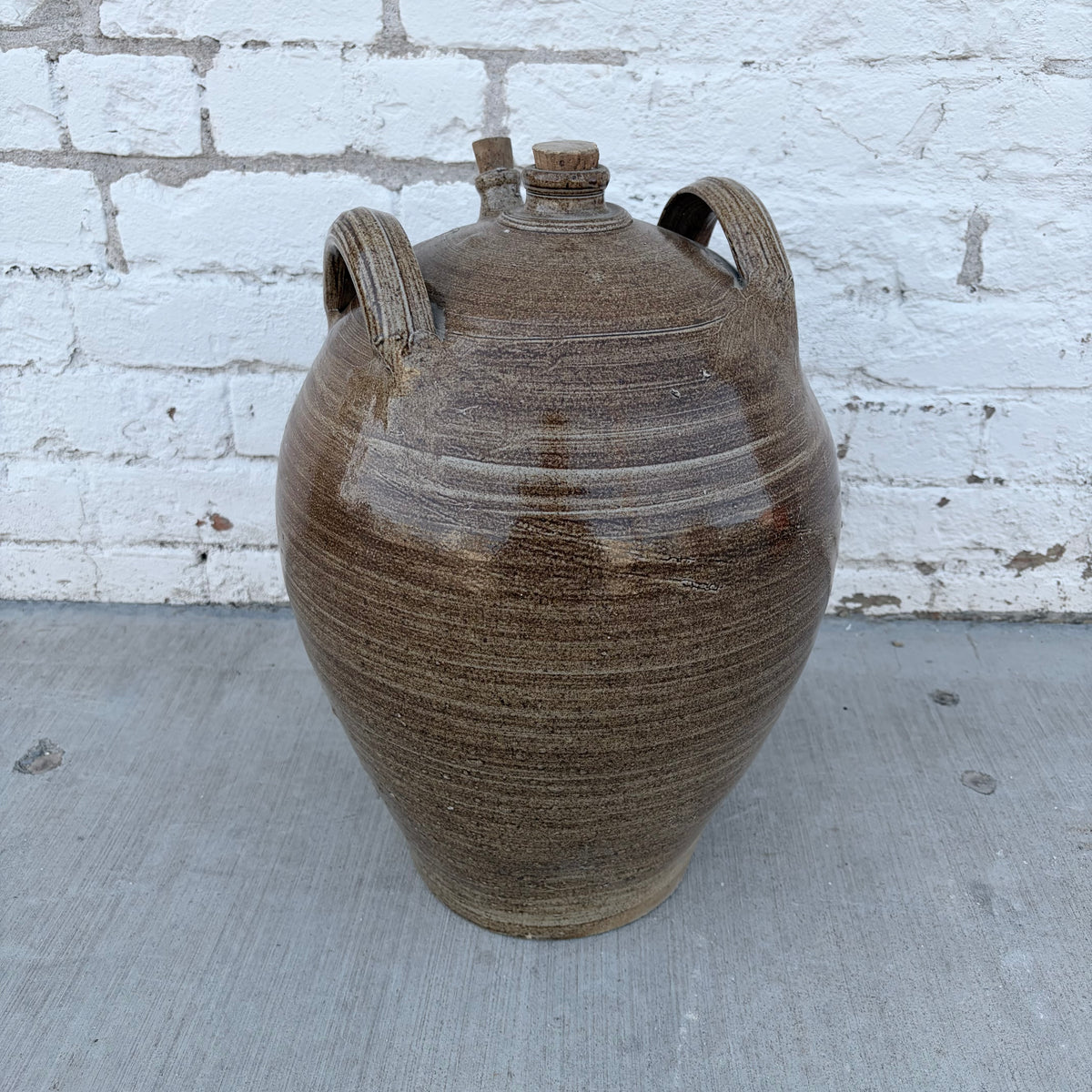 Antique French Stoneware Jug