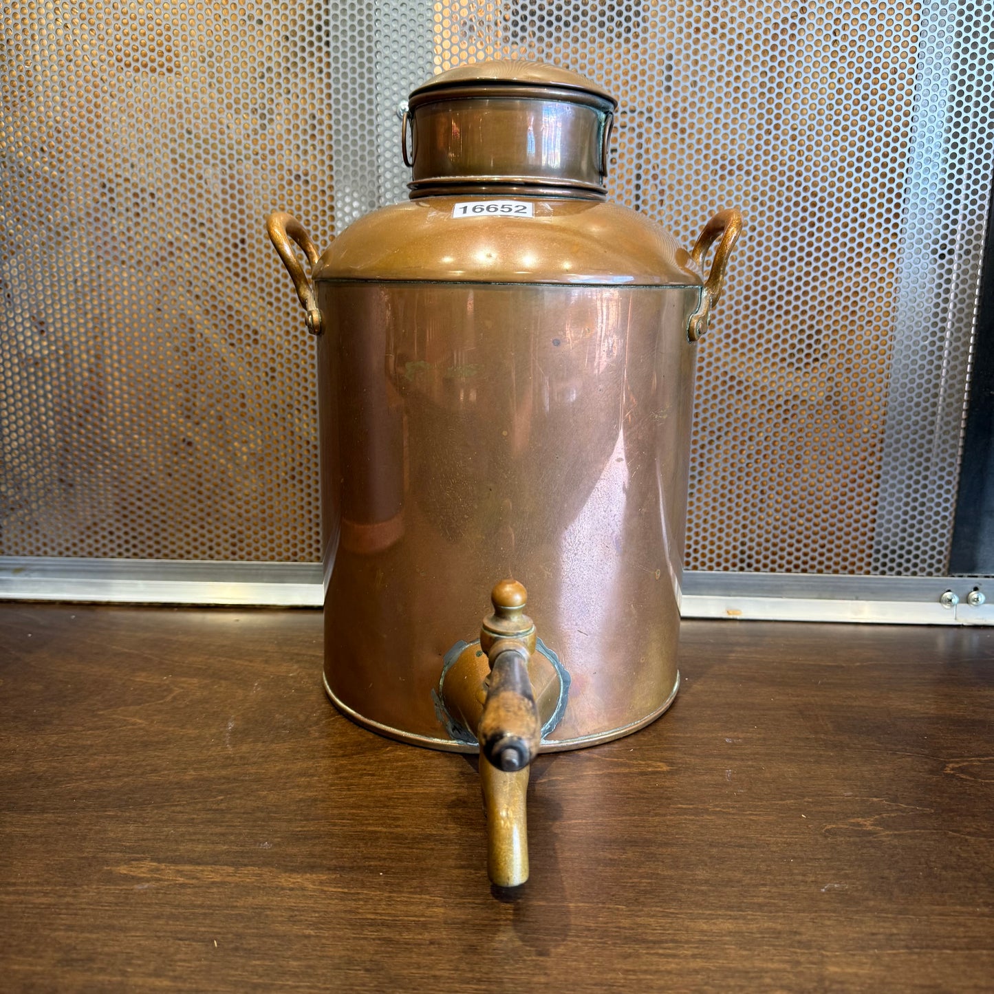 Vintage Copper Samovar Watering Urn