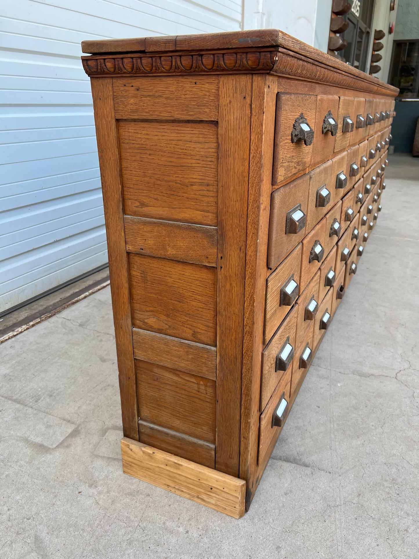 50 Drawer General Store Antique Apothecary Cabinet / Island