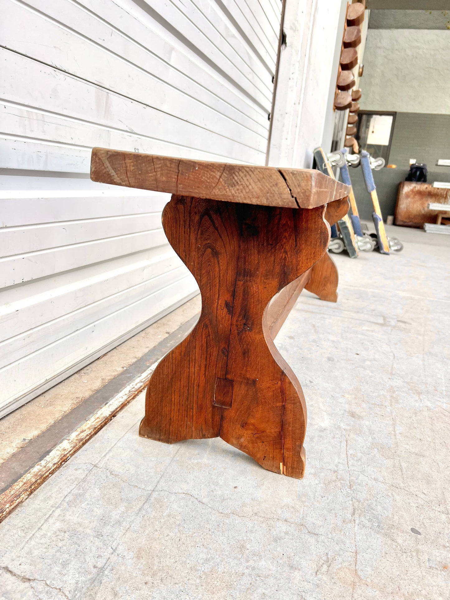 French Walnut Bench