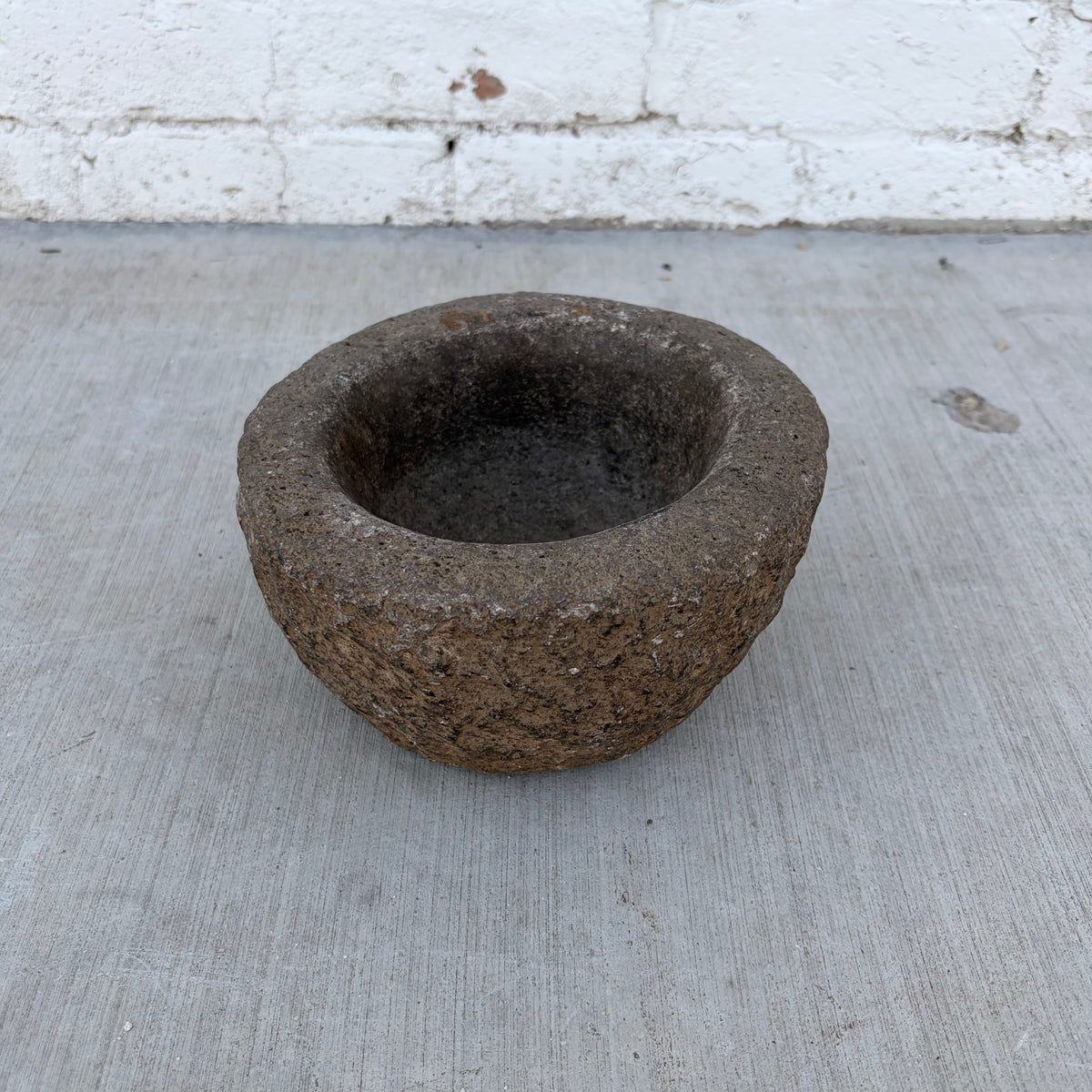 Rustic European Stone Grinding Bowl/Mortar