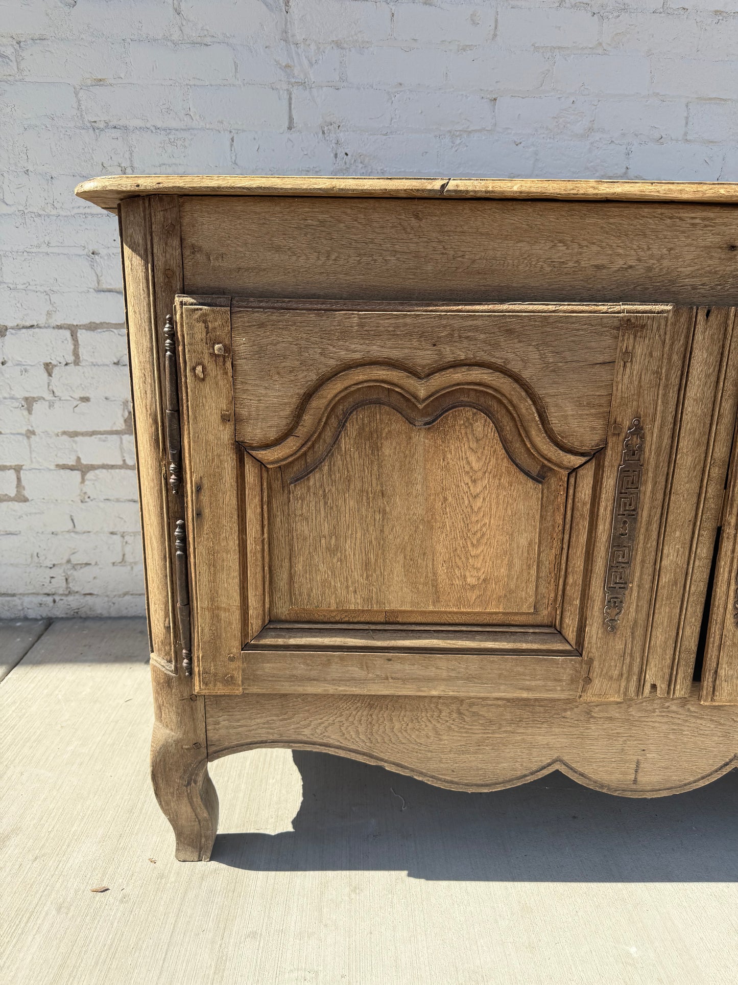 French Bleached Oak Sideboard