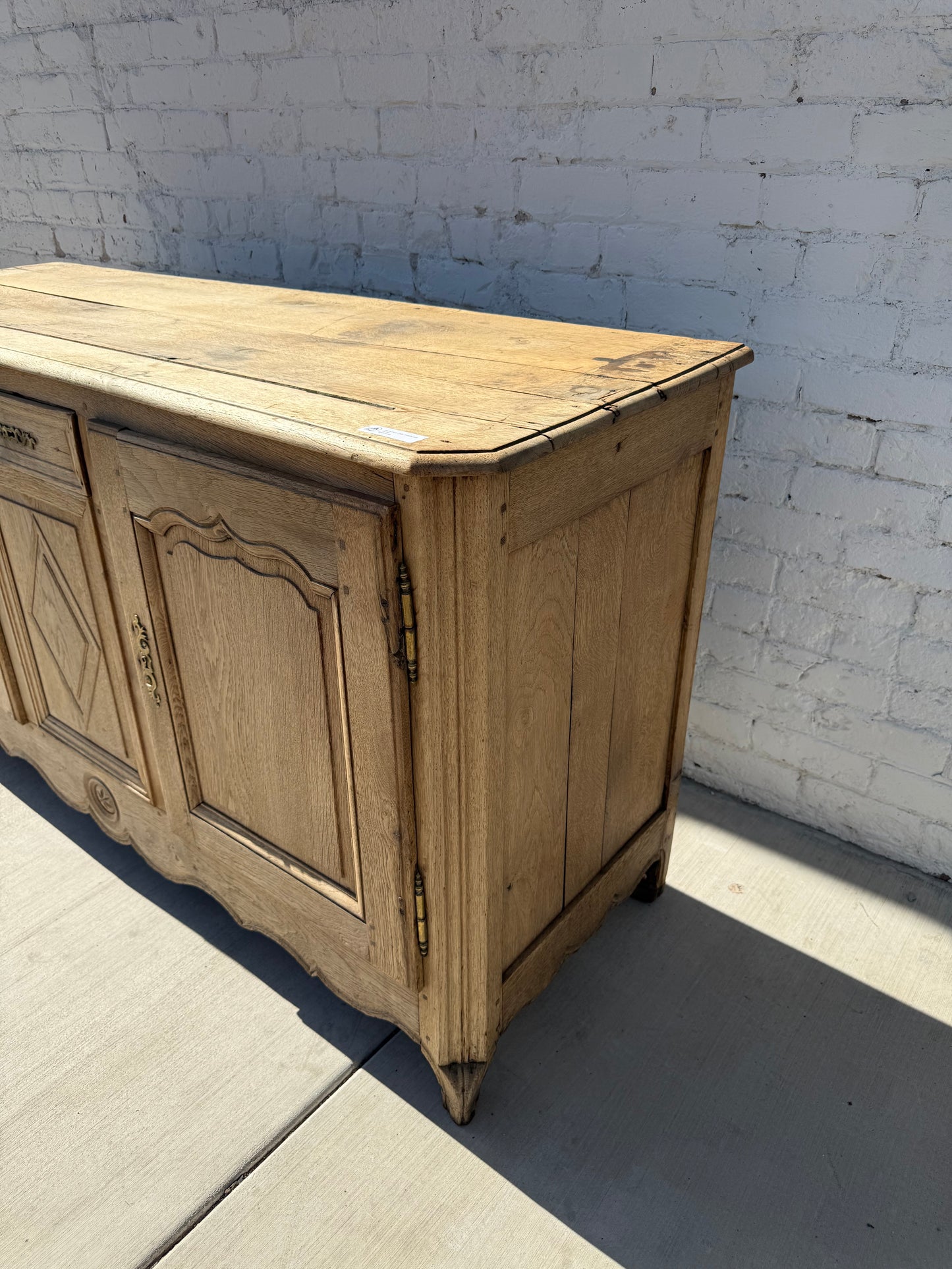 French Bleached Oak Sideboard