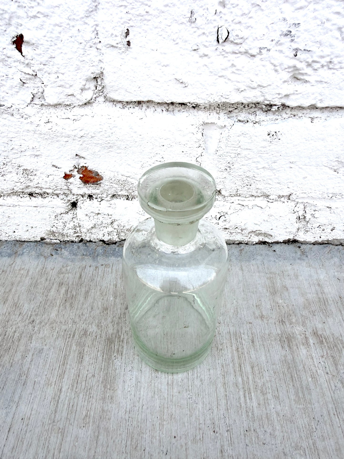 Vintage Glass Pharmacy Bottle