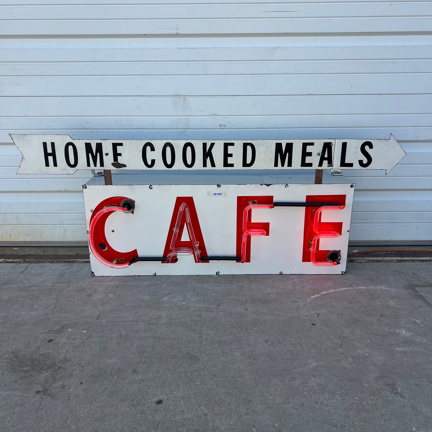 Home Cooked Meals Cafe Neon Sign (WORKS)