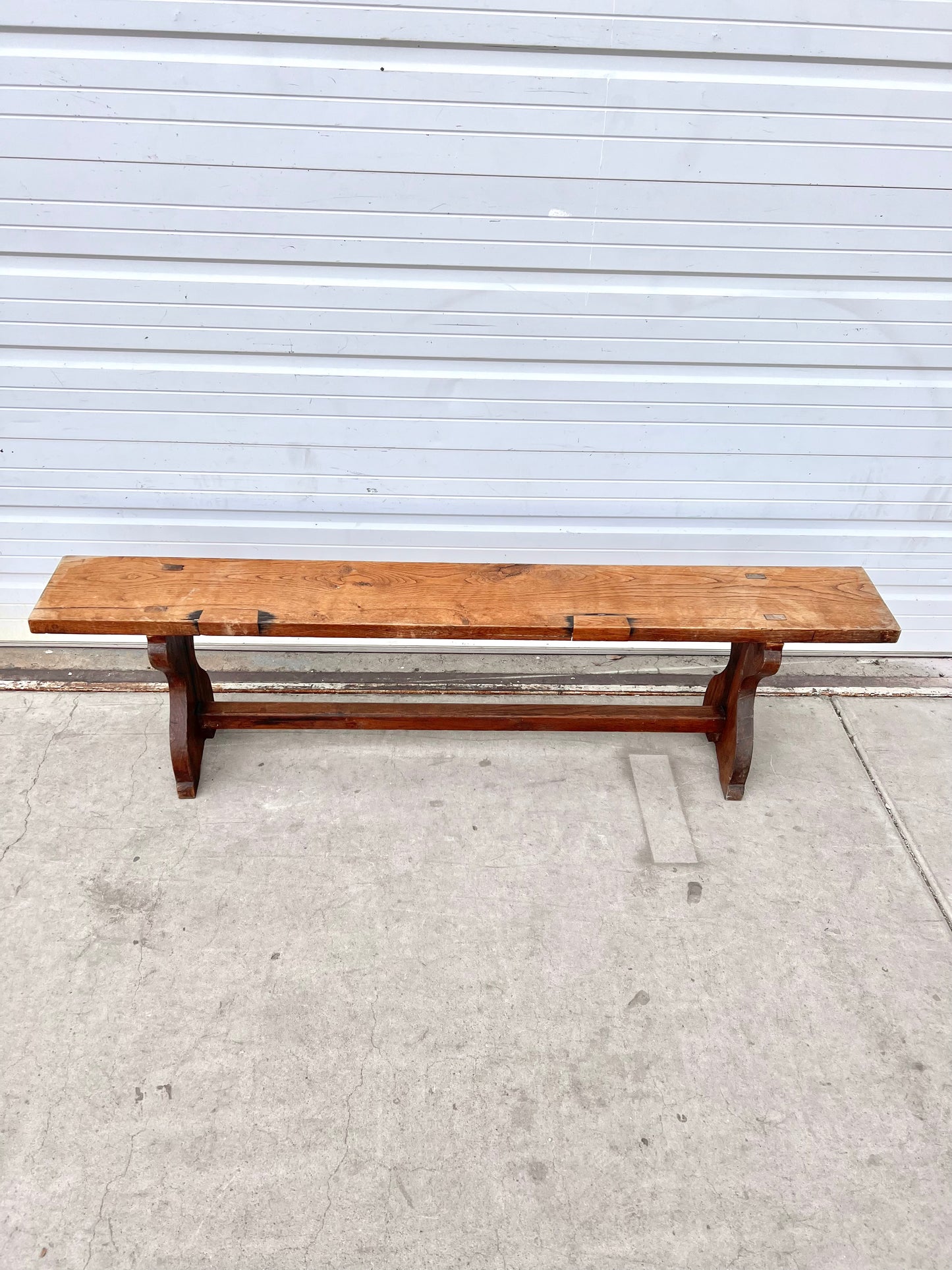 French Walnut Bench