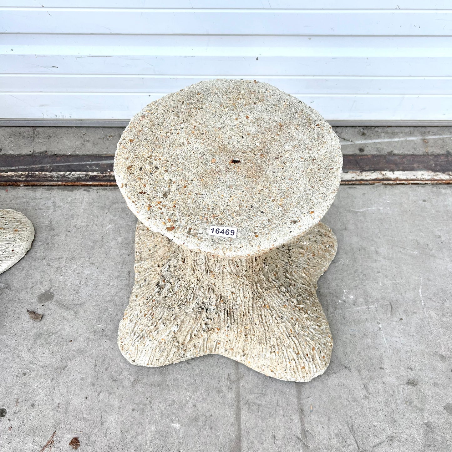 Faux Bois Stump Stool