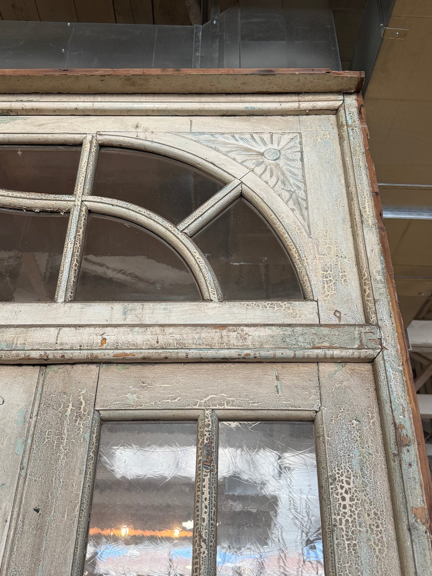 Set of 4 French Doors with Transom Window