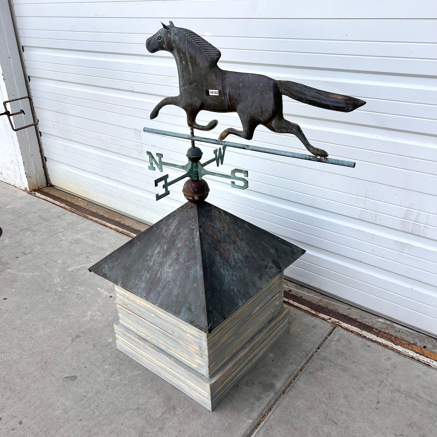 Running Horse Weathervane on Cupola